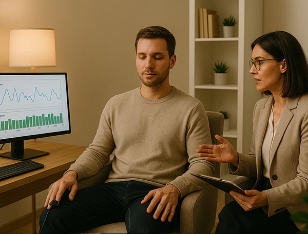 Terapia HRV biofeedback. Psychológ Košice. Liečba úzkosti.