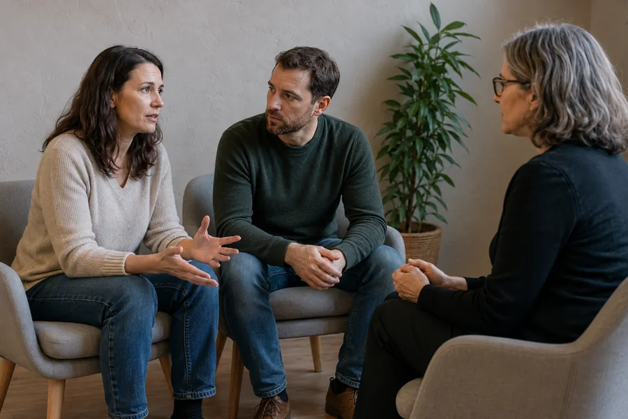 Partneri hovoria s psychologičkou o blízkosti po narodení dieťaťa
